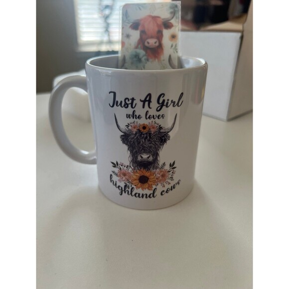 Highland cow coffee cup - Picture 1 of 3